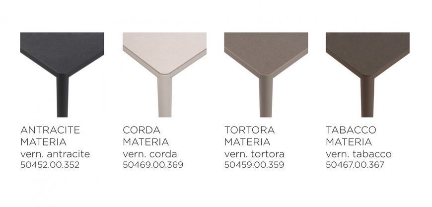Стол Nardi PIAVE 120x70 tabacco materia vern. tabaco 50467.00.367 (Стол ламинированный c алюминиевой базой для сада террасы балкон) 33066 DOXYTERRA.md фото
