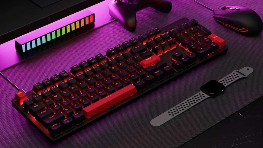 Tastatura mecanica Keychron Lemokey X2 QMK Wired Mechanical Keyboard (X2-A1), Black, Full size layout, Red Backlight, Shine-Through Keycaps, Keychron Mechanical Red Switch, 1000Hz Polling Rate, USB Type-C, gamer 33507 DOXYTERRA.md foto