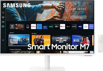 Monitor 32 SAMSUNG Smart Monitor M7 S32FM703 White, VA, 3840x2160 4K UHD, 60Hz, 4ms, 300cd, HDR10, HDMI+USB+TypeC, Bluetooth, WIFI, Tizen OC 247995 DOXYTERRA.md foto