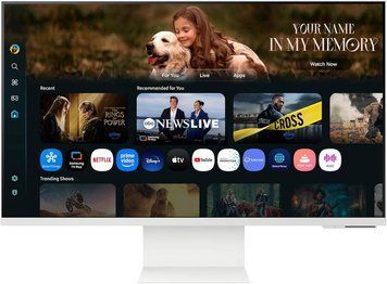 Monitor 32 SAMSUNG Smart Monitor M8 M80F White, VA, 3840x2160 4K UHD, 60Hz, 4ms, 400cd, HDR10, HDMI+USB+TypeC, Bluetooth, WIFI, WebCAM, TizenOC 248000 DOXYTERRA.md foto