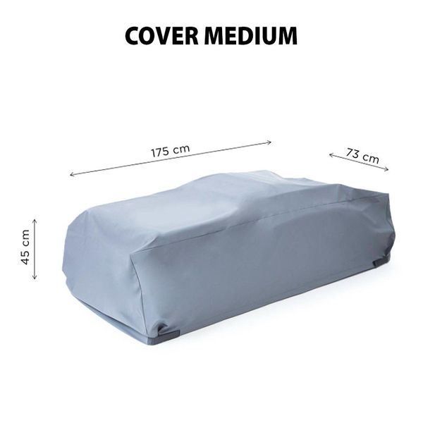 Защитный чехол для уличной мебели Nardi COVER MEDIUM smoke 37000.02.204 (Защитный чехол для уличной мебели Nardi для сада и террасы) 29448 фото