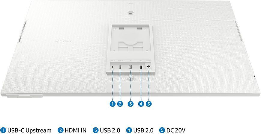 Monitor 32 SAMSUNG Smart Monitor M7 S32FM703 White, VA, 3840x2160 4K UHD, 60Hz, 4ms, 300cd, HDR10, HDMI+USB+TypeC, Bluetooth, WIFI, Tizen OC 247995 DOXYTERRA.md foto
