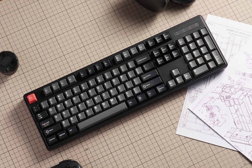 Клавиатура механическая Keychron C4 HE Wired Mechanical Keyboard (C4HW-M1), Black, Full Size layout, RGB Backlight, 1000 Hz Polling Rate, PBT Cherry, Keychron Ultra-fast Lime Magnetic Switch, Hot-Swap, USB Type-C, gamer 33508 DOXYTERRA.md фото
