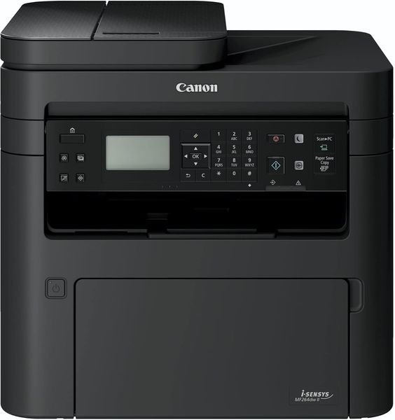 MFD Canon i-Sensys MF264dw II MFD A4, 35-sheet ADF/ Print, copy, scan/ Print Speed: 28 ppm/ Memory: 256 MB/ Interface: USB 2.0 Hi-Speed, 10BASE-T/100BASE-TX, Wireless 802.11b/g/n, Wireless Direct Connection 213095 foto