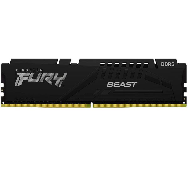 32GB DDR5 Dual-Channel Kit Kingston HyperX FURY Beast Black KF556C40BBK2-32 32B (2x16GB) DDR5 PC5-44800 5600MHz CL40, Retail 32053 фото