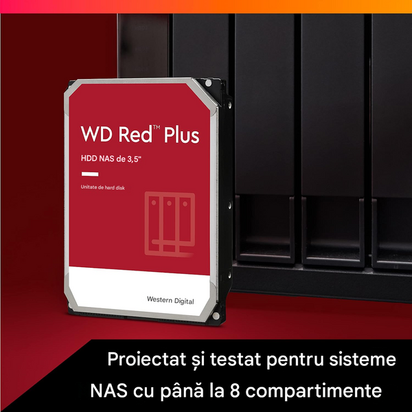3.5 HDD 6TB Western Digital Red Plus (NAS Storage) WD60EFPX, 5400 rpm, SATA3 6GB/s, 256MB 33672 DOXYTERRA.md фото