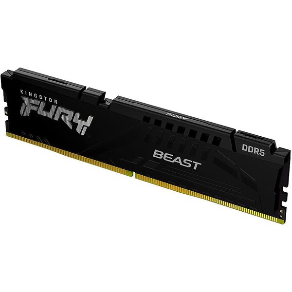 32GB DDR5 Dual-Channel Kit Kingston HyperX FURY Beast Black KF556C40BBK2-32 32B (2x16GB) DDR5 PC5-44800 5600MHz CL40, Retail 32053 фото