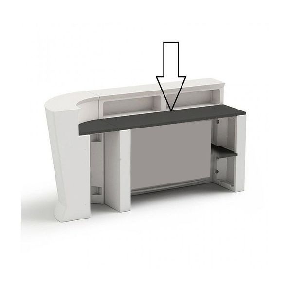 Барная стойка (центральная часть) для бара LYXO MARVY BAR Luminous Counter L 150cm x H 110cm with LED Light Outdoor 4.000&deg;K - wire BN301-1500X1+019CA05 (Барная стойка центральная часть со светодиодной подсветкой для улицы) 33443 DOXYTERRA.md фото