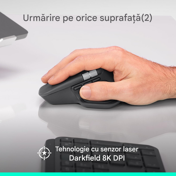 Logitech MX Master 4 for Business Wireless Mouse Graphite, 8000 dpi, 8 buttons, Wireless Logi Bolt USB-C receiver, Rechargeable Li-Po (650 mAh) battery, 910-007617 33571 DOXYTERRA.md фото