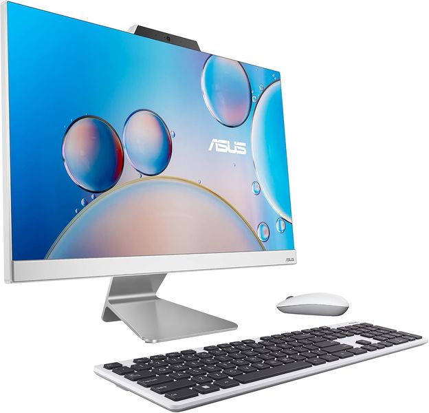 Asus AiO A3402 White 23.8 FHD Core 3-100U 1.2-4,7GHz, 16GB, 512B SSD, wired KB&MS, No OS E3402WVA-WPC0250 219928 фото