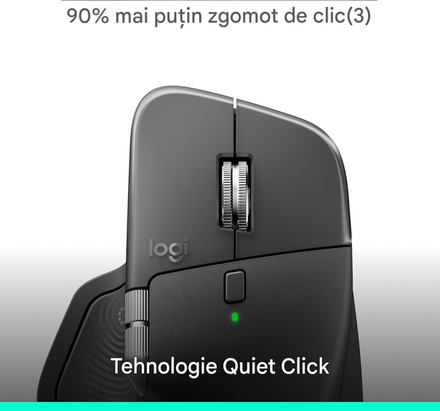 Logitech MX Master 4 for Business Wireless Mouse Graphite, 8000 dpi, 8 buttons, Wireless Logi Bolt USB-C receiver, Rechargeable Li-Po (650 mAh) battery, 910-007617 33571 DOXYTERRA.md фото