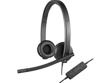 Logitech Headset USB Stereo H570e Black, Headset: 31.5Hz-20kHz, Microphone: 100Hz-18kHz, 2.5m cable, 981-000575 (casti cu microfon/наушники с микрофоном) 25999 foto