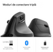 Mouse Keychron M5 Wireless Ergonomic Mouse (M5-A23), DPI Range 100-30000, 750 IPS, Sensor PixArt 3950, Polling Rate 8000 Hz 2.4 GHz/Wired mode & 125Hz Bluetooth mode, Battery 600 mAh, USB Type-C, Black 33512 foto 8 DOXYTERRA.md