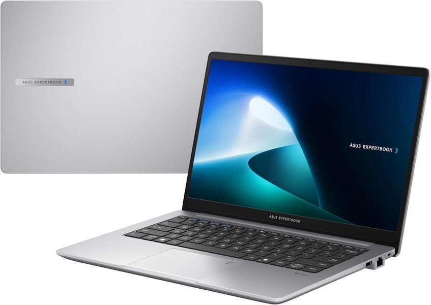 Laptop ASUS 14.0 ExpertBook P1 P1403CVA Misty Grey, Intel Core 5 210H, 16Gb, 512Gb, Intel Graphics, 14.0 FHD (1920x1080) Non-glare, HDMI, Gbit Ethernet, 802.11ax, USB-C, USB-A, HD Web, FP, No OS, P1403CVA-S61865 248183 DOXYTERRA.md foto