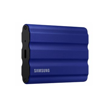 SSD Extern 1TB Samsung Portable SSD T7 Shield MU-PE1T0R/EU External SSD Blue, Water & Dust Proof IP65, Read 1050 MB/s, Write 1000 MB/s, Shock Resistance, USB 3.2 Gen.2 (SSD extern/внешний SSD) XMAS 31365 foto