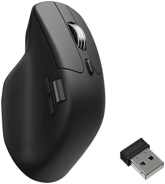 Mouse Keychron M6 Wireless Mouse (M6S-A23), DPI Range 100-30000, 750 IPS, Sensor PixArt 3950, Polling Rate 8000 Hz 2.4 GHz/Wired mode & 125Hz Bluetooth mode, Battery 600 mAh, USB Type-C, Black 33513 DOXYTERRA.md foto