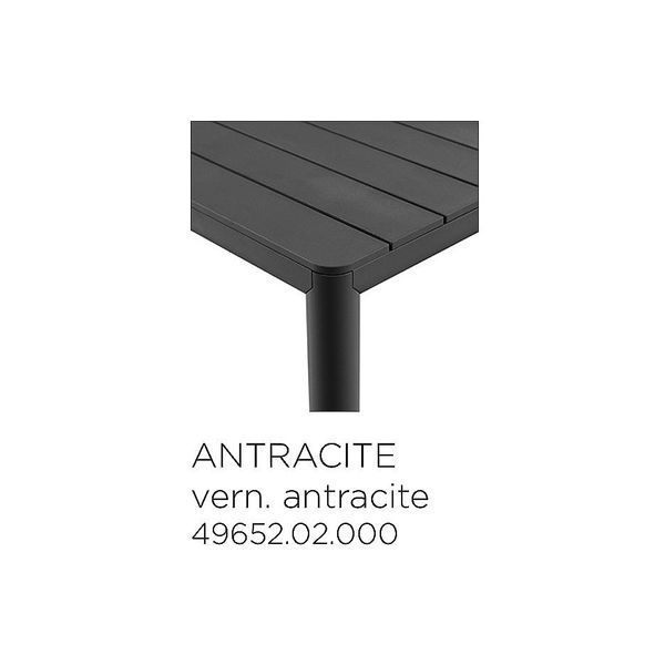 Стол раздвижной Nardi TEVERE 210 EXTENSIBLE antracite vern. antracite 49652.02.000 (Стол раздвижной для сада и террасы) 31311 DOXYTERRA.md фото