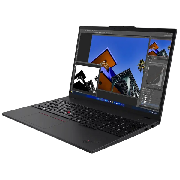 Laptop Lenovo 16.0 ThinkPad E16 Gen 3 Black, Intel Core Ultra 7 256V, 32Gb, 1Tb, Intel Arc Graphics, 16.0 IPS FHD+ (1920x1200) AG, HDMI, Gbit Ethernet, 802.11ax, TB4, USB-A, IR FHD Web, FP, No OS, Illum Keyb, 22AY005HGX 260555 DOXYTERRA.md foto