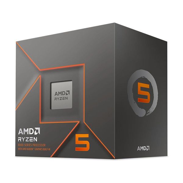 CPU AMD Ryzen 5 8600G 6-Core, 12 Threads, 4.3-5.0GHz, AMD Radeon 760M Graphics, 6MB L2 Cache, 16MB L3 Cache, AM5, Cooler, BOX (100-100001237BOX) 31926 foto