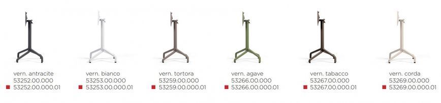 Подстолье металлическое Nardi BASE FRASCA MINI FOLDING vern. agave 53266.00.000 28453 DOXYTERRA.md фото