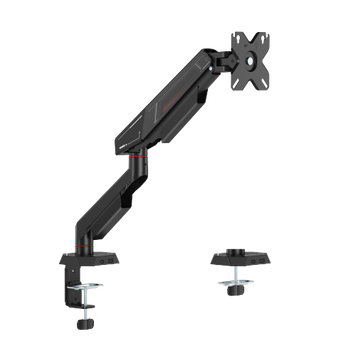 Крепление мониторов Brateck LDT114-C012 Armored Mechanical Spring Gaming Monitor Arm for 1 monitor, Clamp/Grommet, 17"-40", Tilt Range +80&deg; ~ -45&deg;; Swivel Range +90&deg; ~ -90&deg;; Screeen Rotation 360&deg;, VESA: 75x75, 100x100, Arm Extend: 455mm 33393 DOXYTERRA.md фото