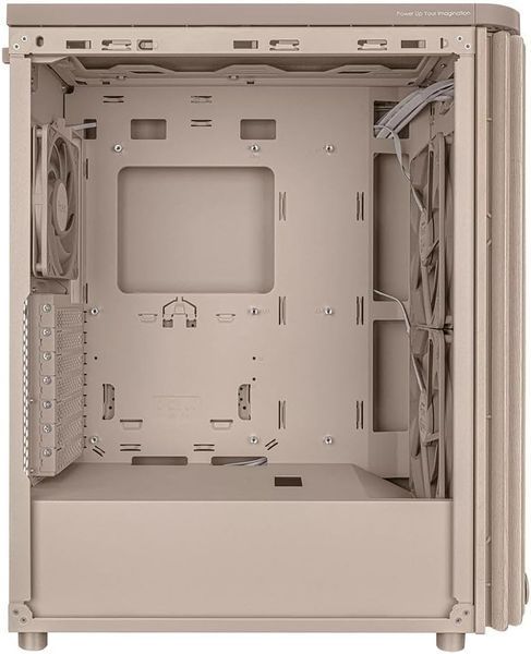 Carcasa Case ATX ASUS ProArt PA401 Wood Edition Beige - Mesh Panel no PSU, Mesh Panel Side, 2x160 mm Fans Front, 1x120 mm Fan Rear, 2xUSB 3.2 Gen1, USB 3.2 Gen2 Type C, Audio-out&Mic 33333 DOXYTERRA.md foto