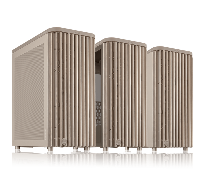 Carcasa Case ATX ASUS ProArt PA401 Wood Edition Beige - Mesh Panel no PSU, Mesh Panel Side, 2x160 mm Fans Front, 1x120 mm Fan Rear, 2xUSB 3.2 Gen1, USB 3.2 Gen2 Type C, Audio-out&Mic 33333 DOXYTERRA.md foto