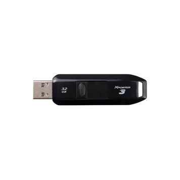 32GB USB Flash Drive Patriot Xporter 3 Black, Portable and light weight (Read 80 MByte/s), USB 3.2 31924 foto