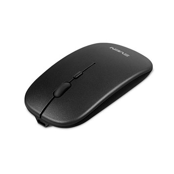 Mouse SVEN RX-565SW Wireless Black, Optical Mouse, rechargeable 400mAh, 2.4GHz, Nano Receiver, 1600dpi, Silent buttons, Black (mouse/мышь) 30690 foto