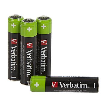 Verbatim AAA Rechargeable Battery 950mAh 4 Pack 49514 30242 foto