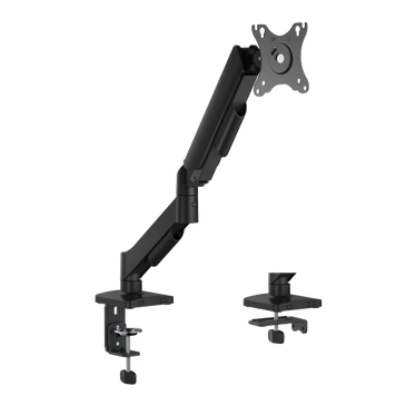 Крепление мониторов Brateck LDT97-C012 Gas Spring Monitor Arm for 1 monitor, Clamp/Grommet, 17"-32", Tilt Range +90&deg; ~ -90&deg;; Swivel Range +90&deg; ~ -90&deg;; Screeen Rotation 360&deg;, VESA: 75x75, 100x100, Arm Extend: 450mm, Weight Capacity per screen 9 Kg 33395 DOXYTERRA.md фото