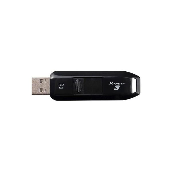 32GB USB Flash Drive Patriot Xporter 3 Black, Portable and light weight (Read 80 MByte/s), USB 3.2 31924 foto