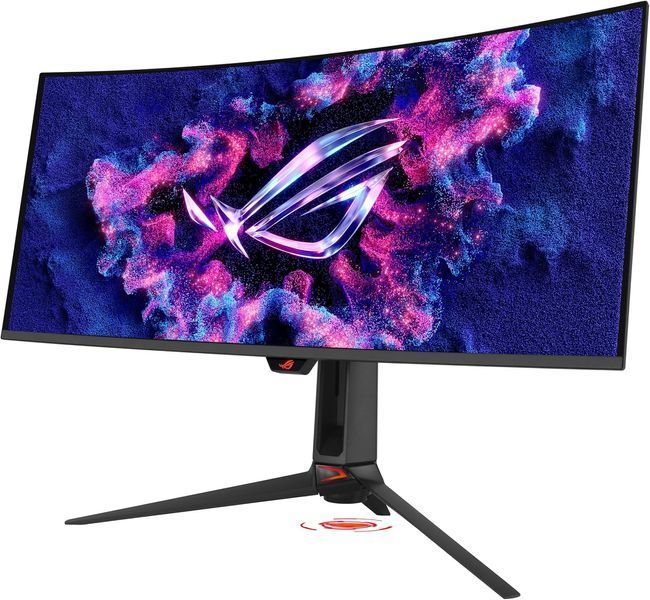 Монитор 34 ASUS ROG Swift Tandem RGB QD-OLED PG34WCDN HDR500 4K Gaming Monitor Curved 21:9, 0.231, 0.03ms, 360Hz, 1300cd/m2, DCI-P3 99%, Ergonomic Stand, Contrast 1.500.000:1, 3440x1440, USB Hub, DisplayPort 2.1/2xHDMI v2.1/USB-C 33597 DOXYTERRA.md фото