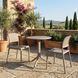Set mobila de terasa masa Nardi STEP + 2 fotolii Nardi Bora Bistrot TORTORA 33366 foto 2 DOXYTERRA.md