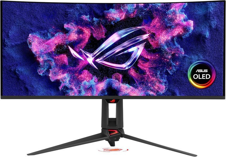 Монитор 34 ASUS ROG Swift Tandem RGB QD-OLED PG34WCDN HDR500 4K Gaming Monitor Curved 21:9, 0.231, 0.03ms, 360Hz, 1300cd/m2, DCI-P3 99%, Ergonomic Stand, Contrast 1.500.000:1, 3440x1440, USB Hub, DisplayPort 2.1/2xHDMI v2.1/USB-C 33597 DOXYTERRA.md фото