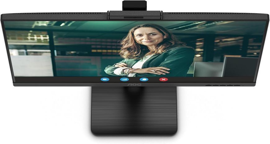 Monitor 23.8 AOC 24P3QW Black, IPS, 1920x1080 FHD, 75Hz, AdaptiveSync, 5ms, 250cd, D-Sub+HDMI+DP+USB, WebCAM, Speakers, Pivot 233814 DOXYTERRA.md фото