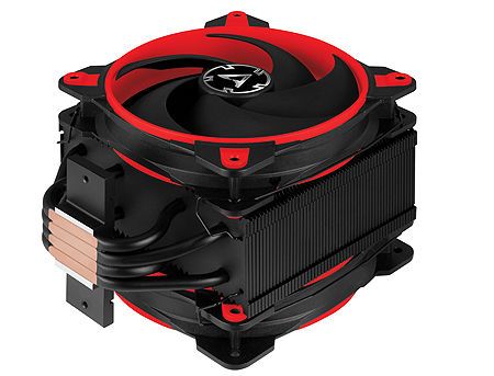 Cooler Arctic Freezer 34 eSports DUO Red, Socket AMD AM4, AM5, Intel 1700, 1150, 1151, 1155, 1156, 2066, 2011(-3) up to 210W, 2 x FAN 120mm, 200-2100rpm PWM, Fluid Dynamic Bearing, ACFRE00060A 26552 фото