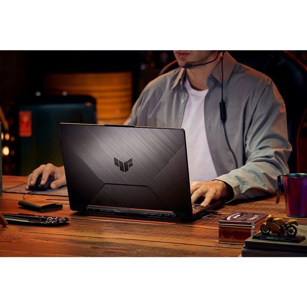 Ноутбук ASUS 15.6 TUF Gaming A15 FA506NCQ Graphite Black, Ryzen 7 170, 16Gb, 512Gb, GeForce RTX 3050 4Gb, 15.6 FHD (1920x1080) 144Hz Non-glare, HDMI, Gbit Eth, 802.11ax, USB-C, USB-A, HD Web, No OS, Illum RGB Keyb, FA506NCQ-HN031 249793 DOXYTERRA.md фото