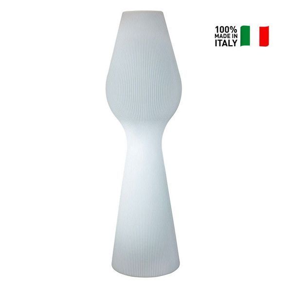 Lampa de podea de exterior LYXO STRIPES LAMP 170 inclus cu tub LED T8 exterior cu fir 22W 6.500K IP65, H 170Cm, LA360-1700X1+019CA17 (Lampa de podea de exterior cu iluminare LED - cu fir) 33448 DOXYTERRA.md foto