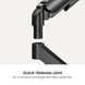 Крепление мониторов Brateck LDT97-C024 Gas Spring Dual Monitor Arm for 2 monitors, Clamp/Grommet, 17"-32", Tilt Range +90&deg; ~ -90&deg;; Swivel Range +90&deg; ~ -90&deg;; Screeen Rotation 360&deg;, VESA: 75x75, 100x100, Arm Extend: 450mm, Weight Capacity per screen 9 Kg 33396 фото 7 DOXYTERRA.md