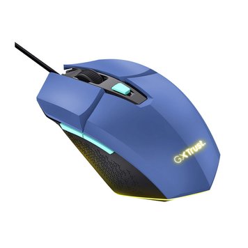 Мышь игровая Trust Gaming GXT 109B FELOX multicolour LED lighting Mouse, max. 6400 dpi, 6 Programmable buttons, 1.5 m USB, Blue 31683 фото