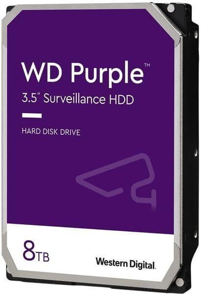 3.5 HDD 8TB Western Digital Purple (Surveillance HDD) WD85PURZ, 5640 rpm, SATA3 6GB/s, 256MB 33642 DOXYTERRA.md foto