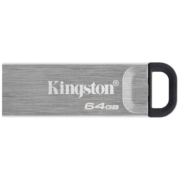 Memorie USB Flash 64GB Flash Drive Kingston DTKN/64GB DataTraveler Kyson Silver, Metal casing, USB3.2, Compact and lightweight (Read 200 MByte/s) (memorie portabila Flash USB/внешний накопитель флеш память USB) 30693 foto