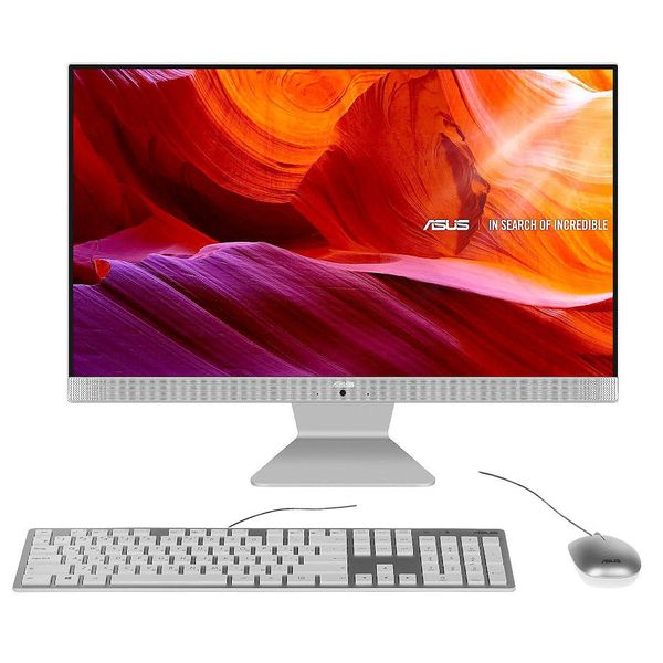 Компьютер моноблок 23.8 ASUS AIO V241EA White, Intel Core i3-1115G4 3.0-4.1GHz/8GB DDR4/SSD 256GB/Intel UHD Graphics/Webcam 720p HD/Speakers & Microphone/WiFi 802.11ac+BT 5.1/Gigabit LAN/23.8 FHD IPS (1920x1080)/Keyboard&Mouse/No OS V241EAK-WA121M/ All-In 30510 фото