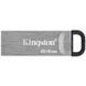 Память USB Flash 64GB Flash Drive Kingston DTKN/64GB DataTraveler Kyson Silver, Metal casing, USB3.2, Compact and lightweight (Read 200 MByte/s) (memorie portabila Flash USB/внешний накопитель флеш память USB) 30693 фото 1