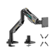 Suport pentru monitoare Brateck LDT101-C012 Armada Heavy-Duty Gas Spring Gaming Monitor Arm for 1 monitor, Clamp/Grommet, 24"-57", Tilt Range +70&deg; ~ -45&deg;; Swivel Range +90&deg; ~ -90&deg;; Screeen Rotation 360&deg;, VESA: 75x75, 100x100, Arm Extend: 504mm 33397 foto 1 DOXYTERRA.md