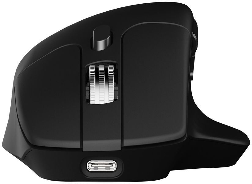Mouse Keychron M6 Wireless Mouse (M6S-A72), DPI Range 100-12000, 300 IPS, Sensor PixArt 3311, Polling Rate 1000 Hz 2.4 GHz/Wired mode & 125Hz Bluetooth mode, Battery 600 mAh, USB Type-C, Black 33514 DOXYTERRA.md foto