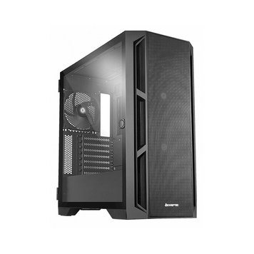 Case E-ATX Miditower Chieftec Gaming APEX AIR GA-01B-M-OP Black no PSU, 1xUSB 3.2 Gen2 Type C, 2xUSB 3.0, Audio-out&Mic In, 3x140mm PWM fans pre-installed, Front mesh design, Tempered glass side panel (carcasa/корпус) 31530 фото