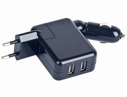 Gembird MP3A-UC-ACCAR2 USB travel charger for tablets, phones, mp3 players, Power output: 5 V/ 2 A (incarcator universal/универсальное зарядное устройство для планшетов и смартфонов) 18246 фото