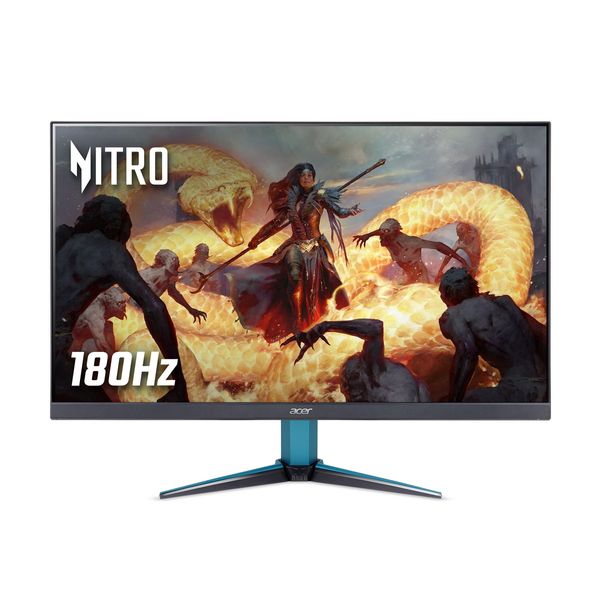 27.0 ACER IPS LED Nitro VG272UV3 ZeroFrame Black/Blue (0.5ms, 1000:1, 350cd, 2560x1440, 178°/178°, 2 x HDMI, DisplayPort, Refresh Rate 180Hz, AMD FreeSync Premium, NVIDIA G-SYNC Compatible, Console mode, Speakers 2 x 2W, VESA) [UM.HV2EE.301] VG272UV3BMIIPX фото